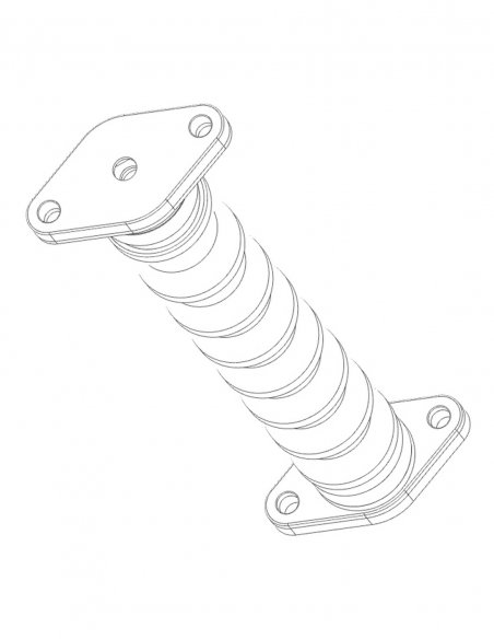 Flexibler Arm mit Platten Diamond und Magnetische Basis - 20 cm